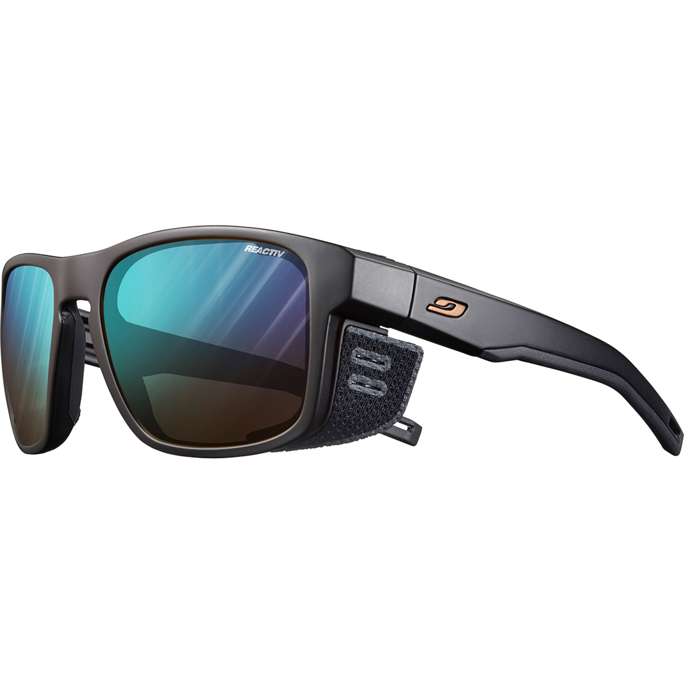 Julbo Shield M Reactiv Perforamce 2-4 Sportbrille Sportbrillen & Sportsonnenbrillen schwarz Trekking