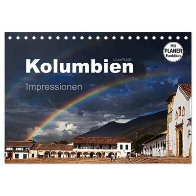 Kolumbien Impressionen (Tischkalender 2027 DIN A5 quer), CALVENDO Monatskalender