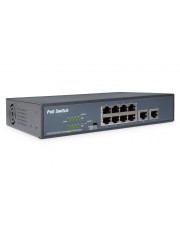 DIGITUS 8-Port Fast Etherent PoE-Switch + 2 Uplinks (DN-95323-1)