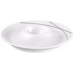 Seltmann Eierbecher Trio Weiss Schwarz, Eierbecher, Weiss
