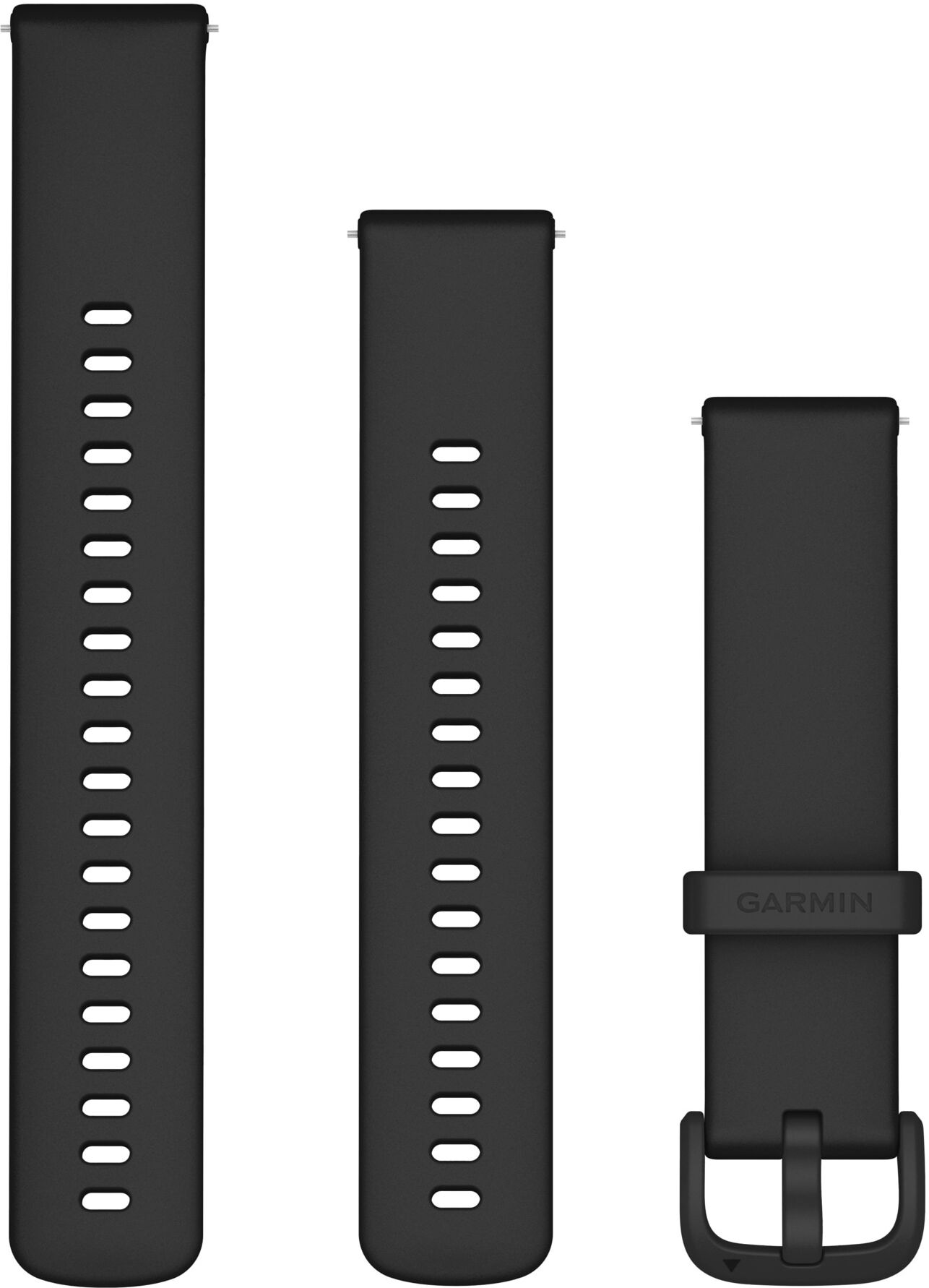Garmin Uhrenarmband "Silikon Schnellwechsel-Armband 20 mm", schwarz, 27cm, Uhrenarmbänder, Uhrenarmband
