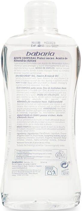 Babaria Aceite Corporal Almendras Dulces 300ml