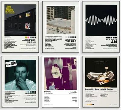Inspire Essentials Arctic Monkeys Album Cover Poster Canvas Music Wall Art Decor 16 7.87 X 11.81 In