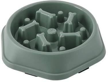Friendly Fresh Finds Slow Feeder Dog Bowl Anti Choking & Anti Slip Puzzle Feeder For Small And Medium Dogs green s
