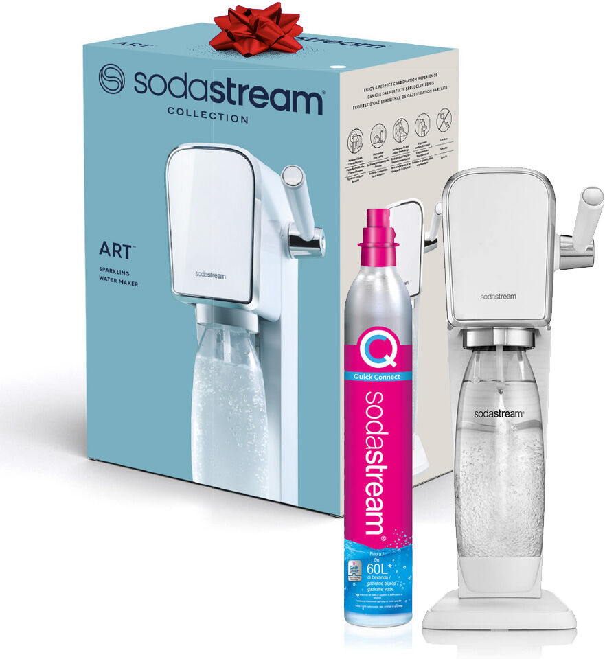 Gasatore Sodastream Art bianco con bottiglia