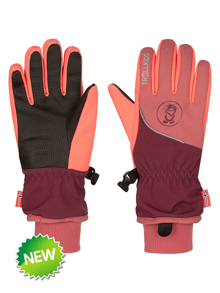 Trollkids Funktions-Fingerhandschuhe "Trolltunga" in Orange - 5