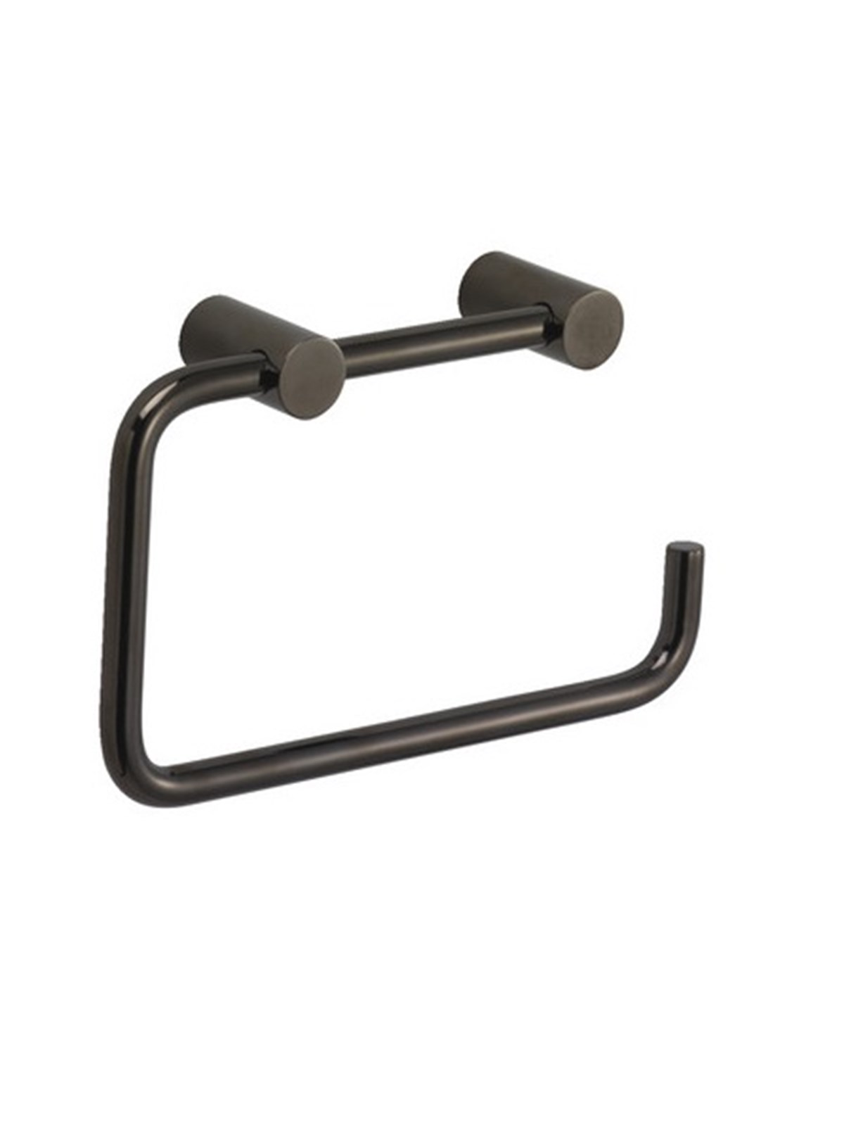 Pressalit toilet paper holder black chrome