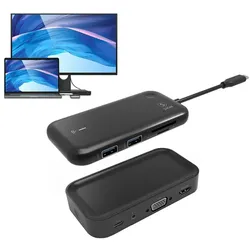 SIGN USB-C Hub + Bluetooth Receiver 10W, 1080P - Black, Netzwerkkabel