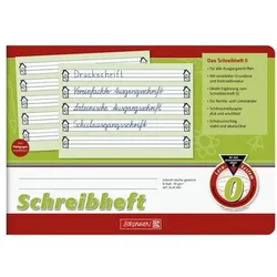 Brunnen Schreibheft A5 quer liniert (Lineatur 0) grau