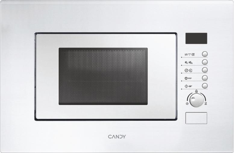 Candy MIC20GDFB, Integriert, Grill-Mikrowelle, 20 l, 800 W, Eingebautes Display, Tasten