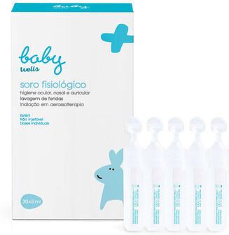 Baby Wells Soro Fisiológico Estéril 30 x 5 ml
