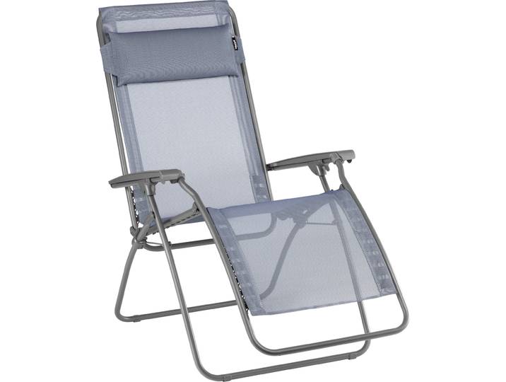 Chaise longue Lafuma Relax R CLIP\, acier Titane / Batyline Ocean II