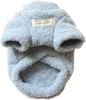 Discount Dollar Deals Winter Dog Sweater, Soft Plush Coat For Small, Medium Dogs, Cats, And Puppies blue l