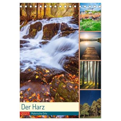 Der Harz - Malerische Orte (Tischkalender 2027 DIN A5 hoch), CALVENDO Monatskalender