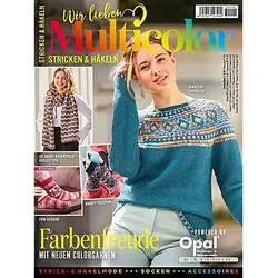 Heft "Wir lieben Multicolor – Stricken & Häkeln"