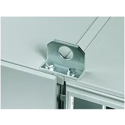 Rittal TS Kombinationswinkel (Packung mit 4) (4540.000), Serverschrank Zubehör, Silber