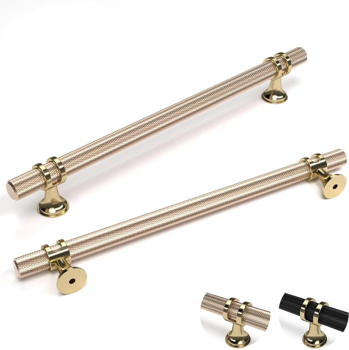 Kastgrepen T-Bar Meubelgrepen Keuken Zinklegering Robuust Goud 192 mm
