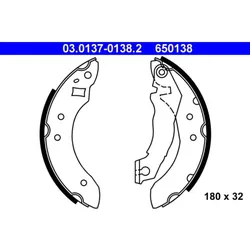 Bremsbackensatz ATE 03.0137-0138.2 für Ford Escort III Orion II