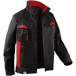 KÜBLER IMAGE DRESS NEW DESIGN Jacke schwarz/mittelrot 64 - 1345 3411-9955-64 - schwarz/mittelrot