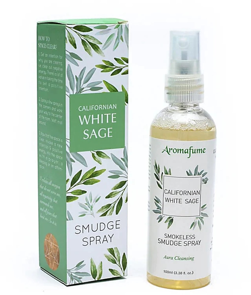 Aromafume Natural Smudge Spray Witte Salie - 100ml