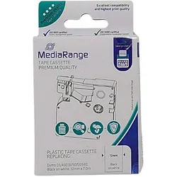 Media Range Kunststoff-Schriftbandkasette Kompatibel Mit Dymo D1/45013/S0720530