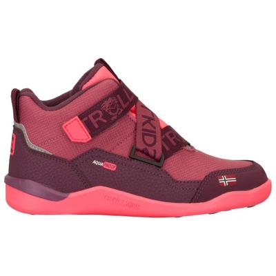 Trollkids - Kid's Nordfjord Barefoot Winter Hiker - Winterschuhe 33 | EU 33 rot