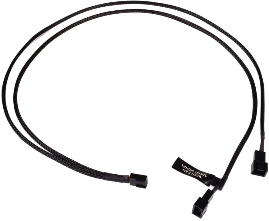 Alphacool Y-Splitter 3-Pin auf 2x 3-Pin 60cm