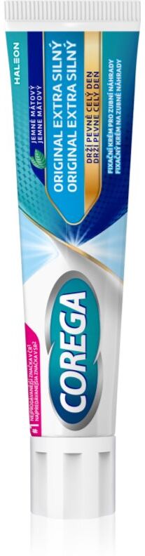 Corega Original Extra Strong crème fixatrice pour appareils dentaires fixation extra forte 70 g