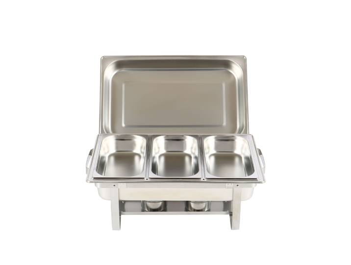Chafing Dish Speisewärmer Edelstahl 3 x 2.5L