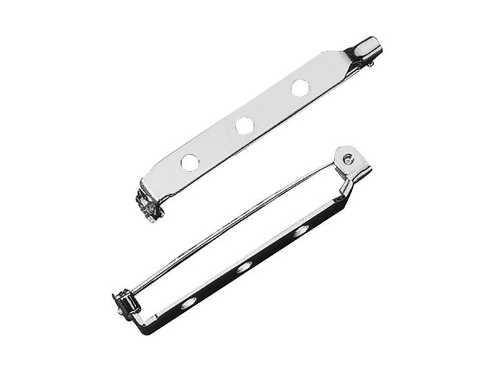 Rayher Broschennadel mit Steg und Sicherheitsverschluss 3.8 cm 4 Stück