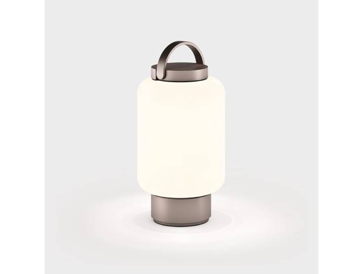 IP44.de Akku-Außenleuchte qu - bright bronze/bone Modern Akkube