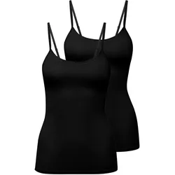 Comfort Spaghetti-Top Damen Unterhemd