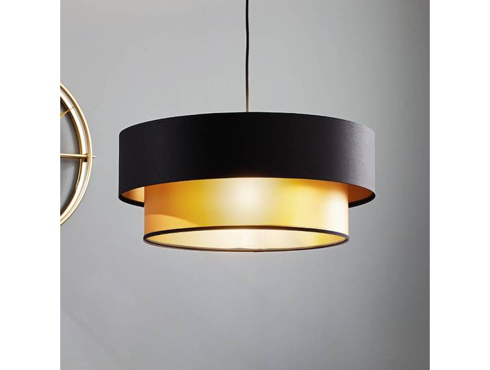Hängelampe Dorina Maco Design, dimmbar, schwarz, für Wohn- / Esszimmer, Kunststoff, Modern, Pendelleuchte