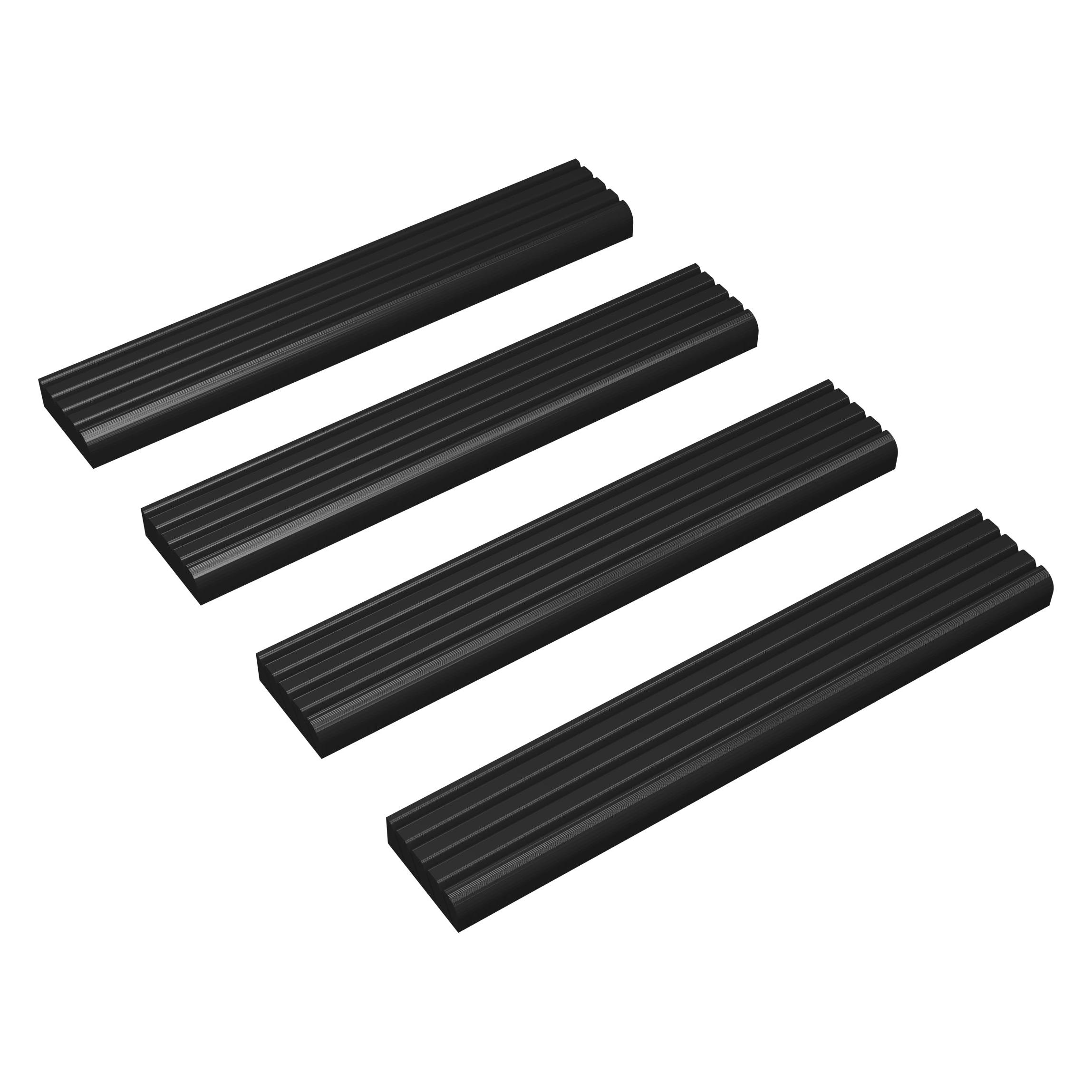 Feldherr 3D43SET - 4er Pack Kartenständer für Spielkarten - 4 Reihen (Kunststoff) (3D43SET)
