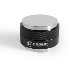 Rocket 2 in 1 Tamper Leveler Edelstahl Schwarz Matt