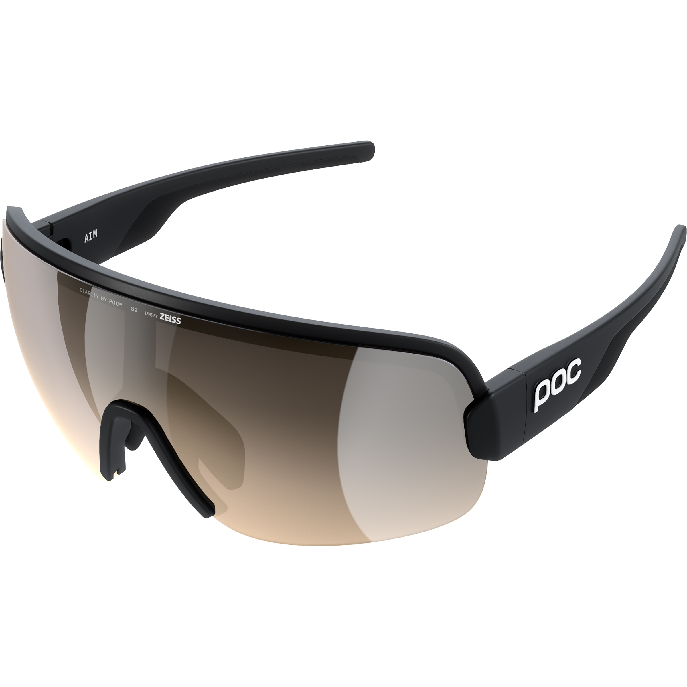 POC Aim Sportbrille Sportbrillen & Sportsonnenbrillen schwarz Camping