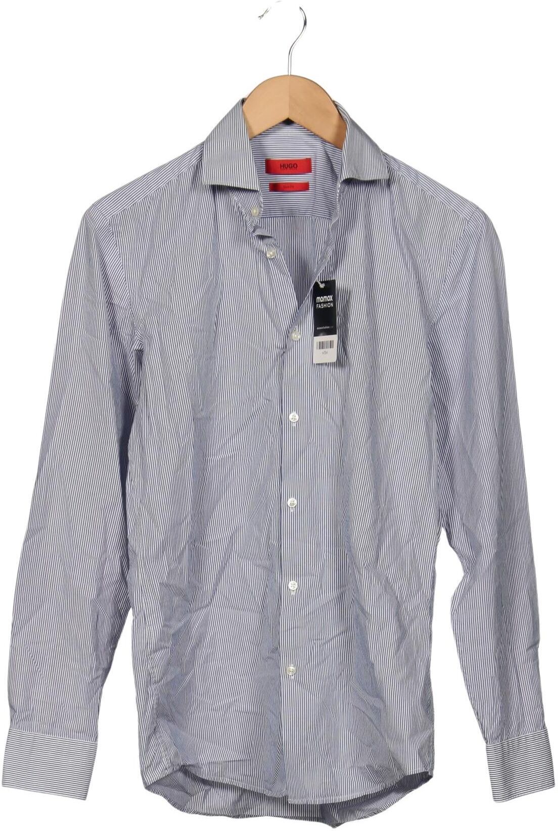 Hugo by Hugo Boss Herren Hemd, Blau, Gr. 38, Baumwolle - Second Hand