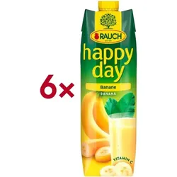 happy day Fruchtnektar »Banane« 6 Stück je 1 Liter