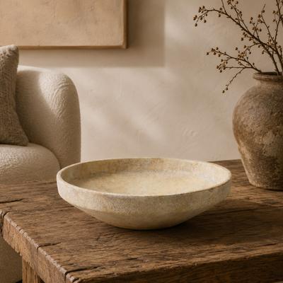 Arcilla Elemental - Dark Gray, Beige, Red or Cream Ceramic Large Decorative Bowl