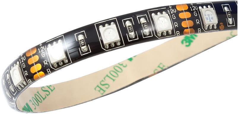 Aqua-Computer RGB-LED-Strip, IP65, schwarz, L&auml;nge 25cm