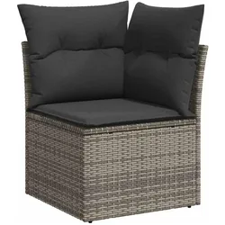 vidaXL, Gartenlounge, Karin (Tisch + 4x Eckteil + 5x Mittelteil)
