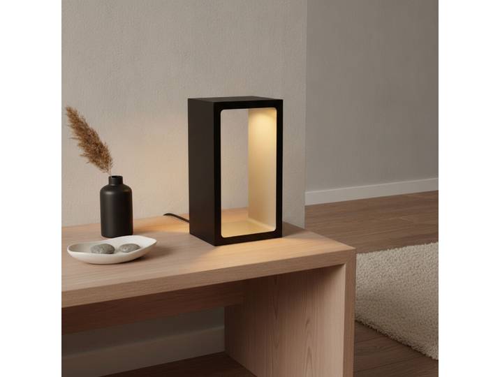 Design tafellamp Corridor zwart met goud Artdelight - TL CORRIDOR ZW-MG