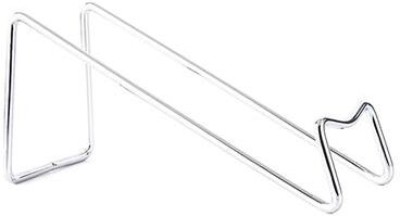 Market Central Modern Stainless Steel Wine Rack Countertop Bottle Holder For Home Bar Display silver