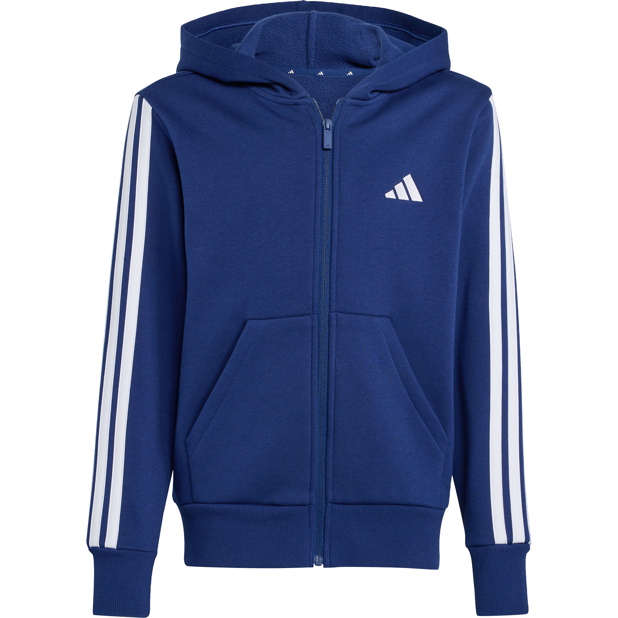 adidas Essentials Kinder Freizeitjacke, Parkas blau Größe 140 Lifestyle Hautfreundlich