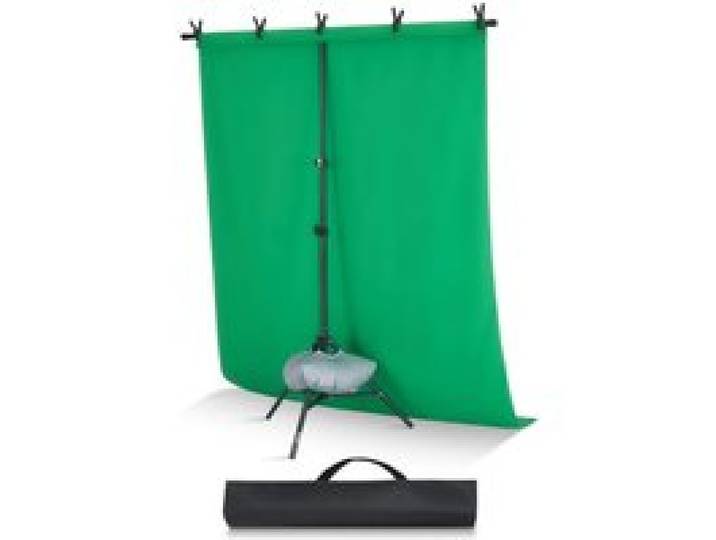 VEVOR Support Toile de Fond 154 x 198 cm, Kit Support Fond Photo Réglable, en Acier au Carbone, Portable, avec 3 Barres Transversales, pour Écran de Projection Mariage Studio Photographie Exposition