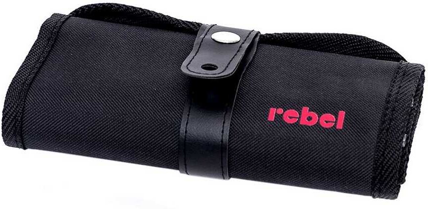 Rebel Brush Cases for Painters and Hobbyists - Roll-up Fabric Storage Case, Holds 38 Brushes, 20 x 50 cm
