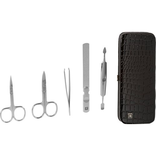 ZWILLING Maniküre Pediküre Set 5tlg. mit Nagelschere, Leder