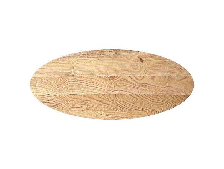 vidaXL Tischplatte Tischplatte 140x60x4 cm Massivholz Eiche Oval (1 St)