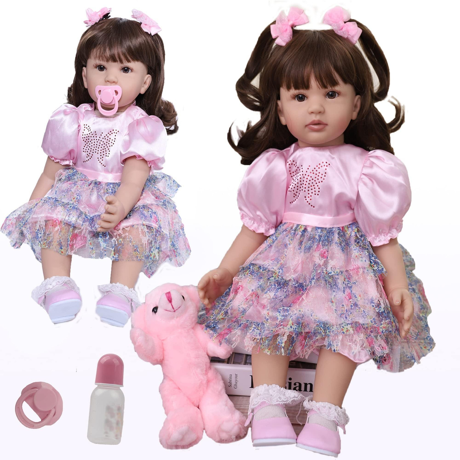 Merkloze Reborn Baby Doll realistische pop voor kinderen