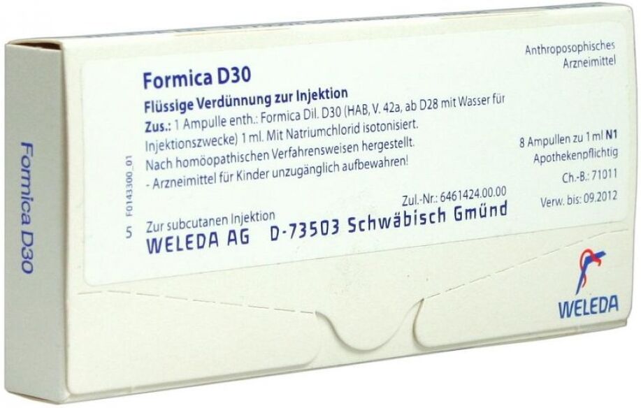 Weleda Formica D30 Ampullen